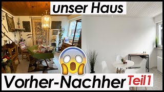 Extremes VorherNachher in 4 Monaten  Haus renoviert  Teil 1 [upl. by Boggs]