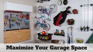 Garage Makeover  Space Saving Ideas [upl. by Filipe]