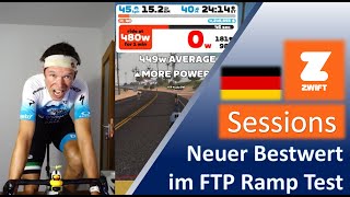 35 Watt mehr FTP in 2 Monaten  Höchster ZWIFT FTP test in 2023 [upl. by Tareyn]