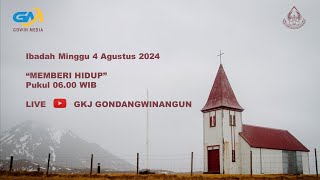 Ibadah Minggu 4 Agustus 2024  GKJ Gondangwinangun [upl. by Linson]