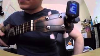 How To Tune Your Ukulele With A Digital Tuner [upl. by Caprice]