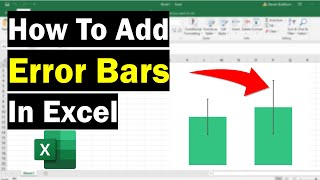 How To Add Error Bars In Excel Custom Error Bars [upl. by Naeloj419]