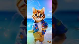 Gulabi sarara😍😍cute billi dance💃💃cat catsong trendingshorts catcare shortsANIMALPLANET200 [upl. by Geaghan174]