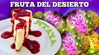 CHEESECAKE de PITAYA sin HORNO  EL GUZII [upl. by Aij]