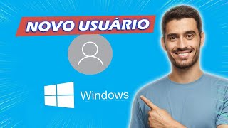 Como Criar um Novo Usuário no Win10 Todas as Versões [upl. by Alikam276]