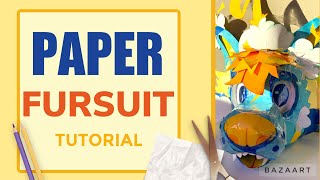 Paper Fursuit Tutorial  Please read the description [upl. by Dilahk]