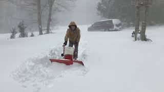 Using Gravely To Plow Snow Please Subscribe to My Channel Thanks [upl. by Kirschner857]