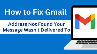 How To Solve Adress Not Found Problem In Gmail Account 2022 [upl. by Nnahs]