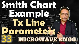 Smith Chart Examples Smith Chart for Transmission Line Transmission Line Microwave Engineering [upl. by Ainaznat754]