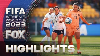 United States vs Netherlands Highlights  2023 FIFA Womens World Cup [upl. by Corinna249]