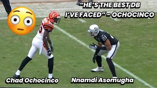 Chad Ochocinco Vs Nnamdi Asomugha 🤬 HE PRESSED OCHOCINCO 😳 WR vs CB 2009 [upl. by Nnayrrehs]