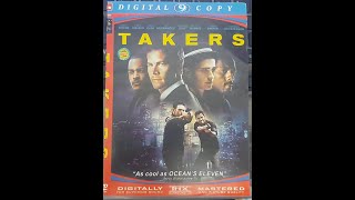 Opening to Takers 2011 DVD [upl. by Yereffej]