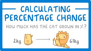 GCSE Maths  How to Calculate Percentage Change Increase or Decrease 94 [upl. by Herates603]