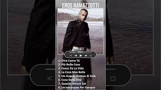 Eros Ramazzotti MIX Grandes Exitos shorts  1980s Music  Top Pop Italian Pop Adult Alternati [upl. by Tabber]