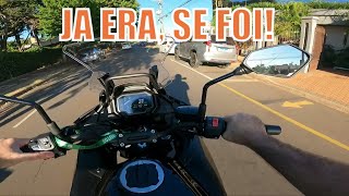 INFELIZMENTE EU TIVE QUE DEVOLVER A MOTO A VERSYS 650 SE FOI [upl. by Alimak]