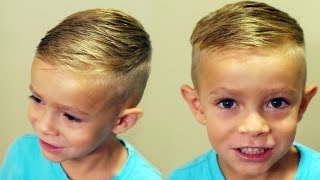 HOW TO CUT BOYS HAIR  Trendy boys haircut tutorial [upl. by Namrak]