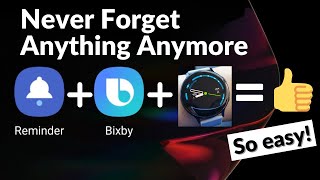 How to use Samsung Reminders with Bixby and Galaxy Watch to improve efficiency  Productivity Tips [upl. by Nehttam128]