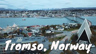 Drone Tromso Norway  Arctic Circle  Norwegian Sea  Tromsdalstinden [upl. by Gnous854]