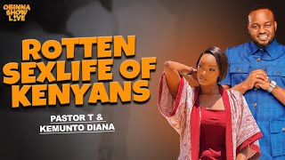 OBINNA SHOW LIVE ROTTEN AND DANGEROUS SEXLIFE OF KENYANS  Pastor T and Kemunto Diana [upl. by Adnawyek]