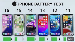 iphone 11 vs 12 vs 13 vs 14 vs 15 vs 16 better test 2024 [upl. by Andrey398]