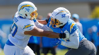 Chargers Highlights From 1st Padded Practice  LA Chargers [upl. by Nad466]