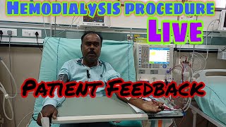 Hemodialysis Patient Feedback  Live Hemodialysis process  Dr R k Sahu MD DM Nephrology [upl. by Wiencke]