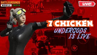 7CHICKEN CHALLANGE  Undergods is live  bgis classic undergod [upl. by Stelmach]