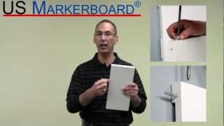 How to Install the Egan LINXX Whiteboard Part 1  US Markerboard [upl. by Greggs]