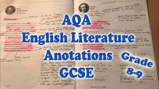 GCSE English Litrature Poems Annotated Grade 9 Analysis [upl. by Keever]