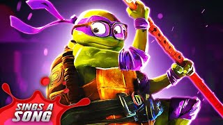 Donatello Sings A Song Teenage Mutant Ninja Turtles Mutant Mayhem Fun Parody Song [upl. by Ilowell]