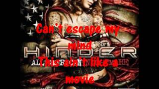 The Life By Hinder Lyrics [upl. by Angell]