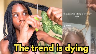 The REAL Reason Everyone Is Combing Out Their Locs  The Sad Truth [upl. by Katonah]