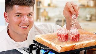 Cooking Wagyu on a 500 Degree Salt Rock [upl. by Morry]