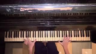 Howl’s moving castle  merry go round tiktok cover on a out of tune piano [upl. by Annmaria]