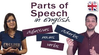 9 Parts of Speech in English  English Grammar Lesson [upl. by Oppen]