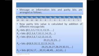 Information Coding Theory Part 12  Nonsystematic Hamming Code 1410 hamming Code [upl. by Grega]