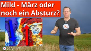 Sehr mild  erste Gewitter  nächste Woche große Gegensätze über Europa [upl. by Denys]