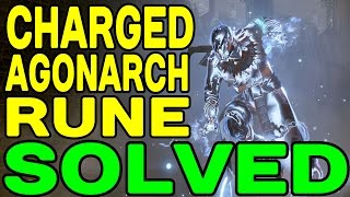 DESTINY Charged Agonarch Rune SOLVED Location and How to Use [upl. by Dinnage228]