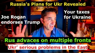 Rus plans for Ukr quotfinally quotrevealed Your taxes for Ukr Joe Rogan endorses Trump Rus attack 81 [upl. by Immot4]