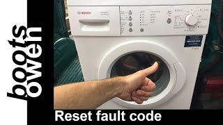 Bosch Classixx 6 How to clear error code WAE24167 UK47 Varioperfect washing machine [upl. by Ateekahs]