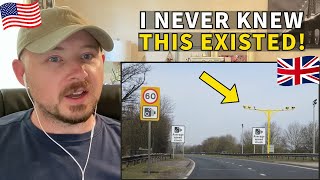 American Reacts to Average Speed Cameras in the UK [upl. by Nowed602]