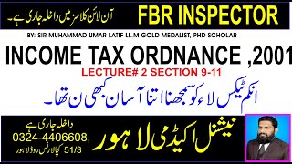 INCOME TAX ORDINANCE 2001 SECTION 911 [upl. by Anivlis]