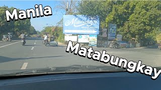 Driving in Philippines  Manila to Matabungkay Batangas Beach Resorts [upl. by Romie]