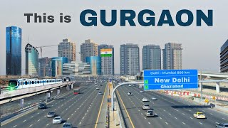 Gurgaon City  Cyber hub of India  Delhi Ncr Gurugram 🇮🇳 [upl. by Yahiya]