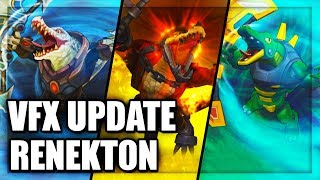 All Renekton Skins Visual Effects Update VFX 2018  League of Legends [upl. by Major]