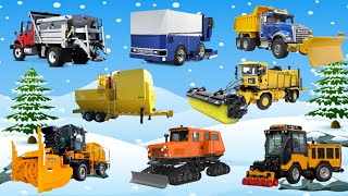 MACAMMACAM ALAT BERAT DI MUSIM SALJU  Snow Blower Snow Plow Snow Cat Road Ice Breaker [upl. by Eelram]