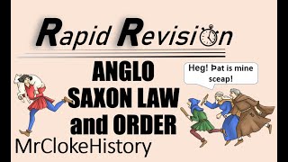 GCSE History Rapid Revision Anglo Saxon Law and Order [upl. by Hofmann351]