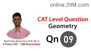 CAT Preparation  Geometry Question 09 [upl. by Aineval31]