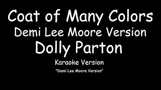 Dolly Parton  Coat Of Many Colors Deri Lee Moore Version KARAOKE [upl. by Bergstrom]