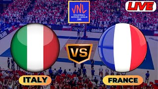 VNL Live Score Update  Italy Vs France  FIVB Volleyball Mens Nations League 2024 Match Today [upl. by Kristofer]